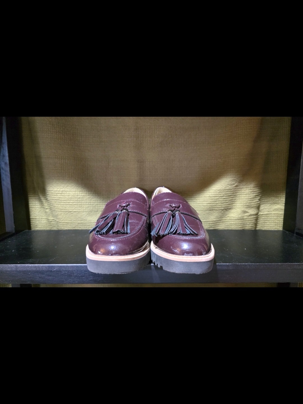 Franco Sarto Women's Burgundy Tassel Loafers